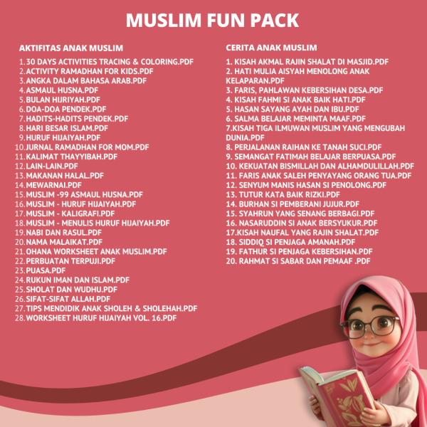 Ramadan Ceria: Worksheet Edukatif & Kreatif Anak Muslim - Gambar 2