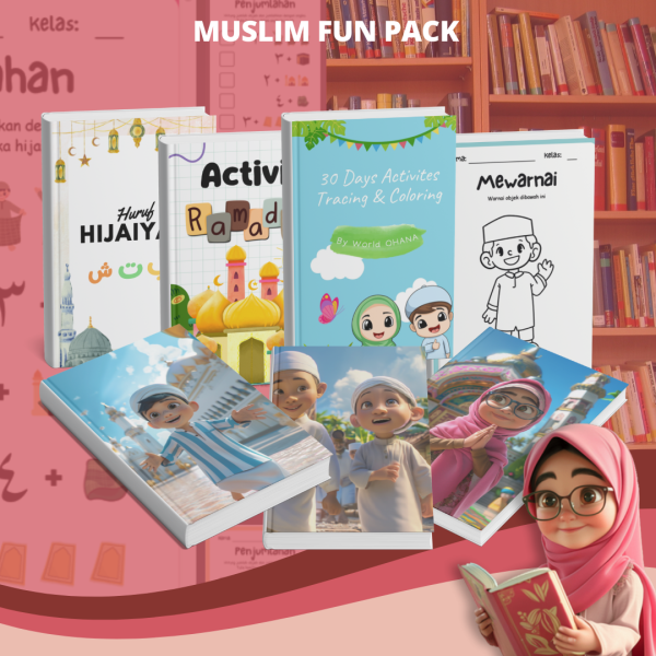 Ramadan Ceria: Worksheet Edukatif & Kreatif Anak Muslim - Gambar 4