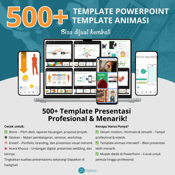 500+ Template PowerPoint Profesional - Gambar 2