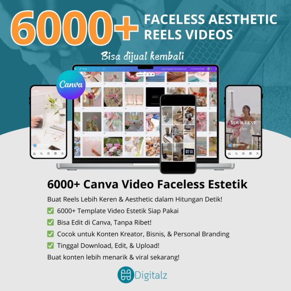 6000+ Canva Video Faceless Estetik – Konten Siap Pakai! - Gambar 2